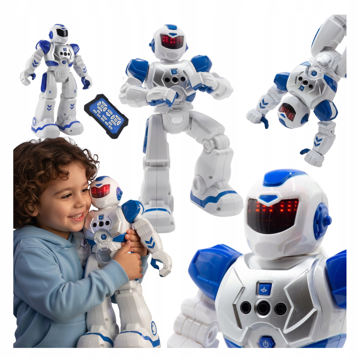 INTERACTIVE ROBOT RC Remote Controlled Educational Building Blocks