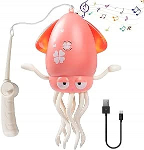 INTERACTIVE SENSORY GLOWING DANCING TOY FOR OCTOPUS BATTERY