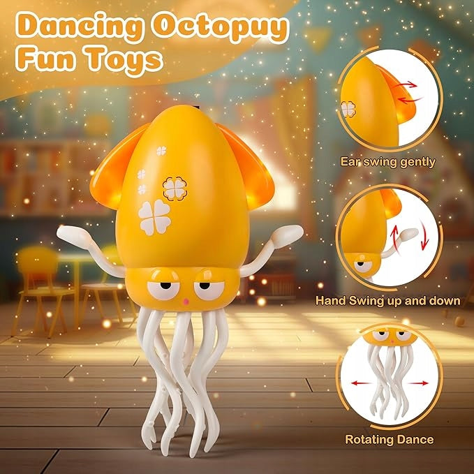 INTERACTIVE TOY DANCING OCTOPUS SENSORY BATTERY SQUID Brand no brand