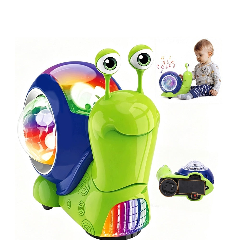 INTERACTIVE TOY FOR ESCAPING SNAILS WITH LED AND SOUND