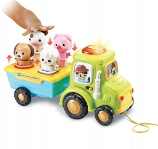 INTERACTIVE TRACTOR PUZZLE TOY, LEARNING AND FUN VTECH Packaging status original