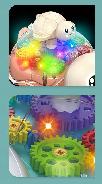 INTERACTIVE TURTLE GLOWING RIDING MUSICAL SENSORY TURTLE WITH SOUND EAN (GTIN) 5903772589139