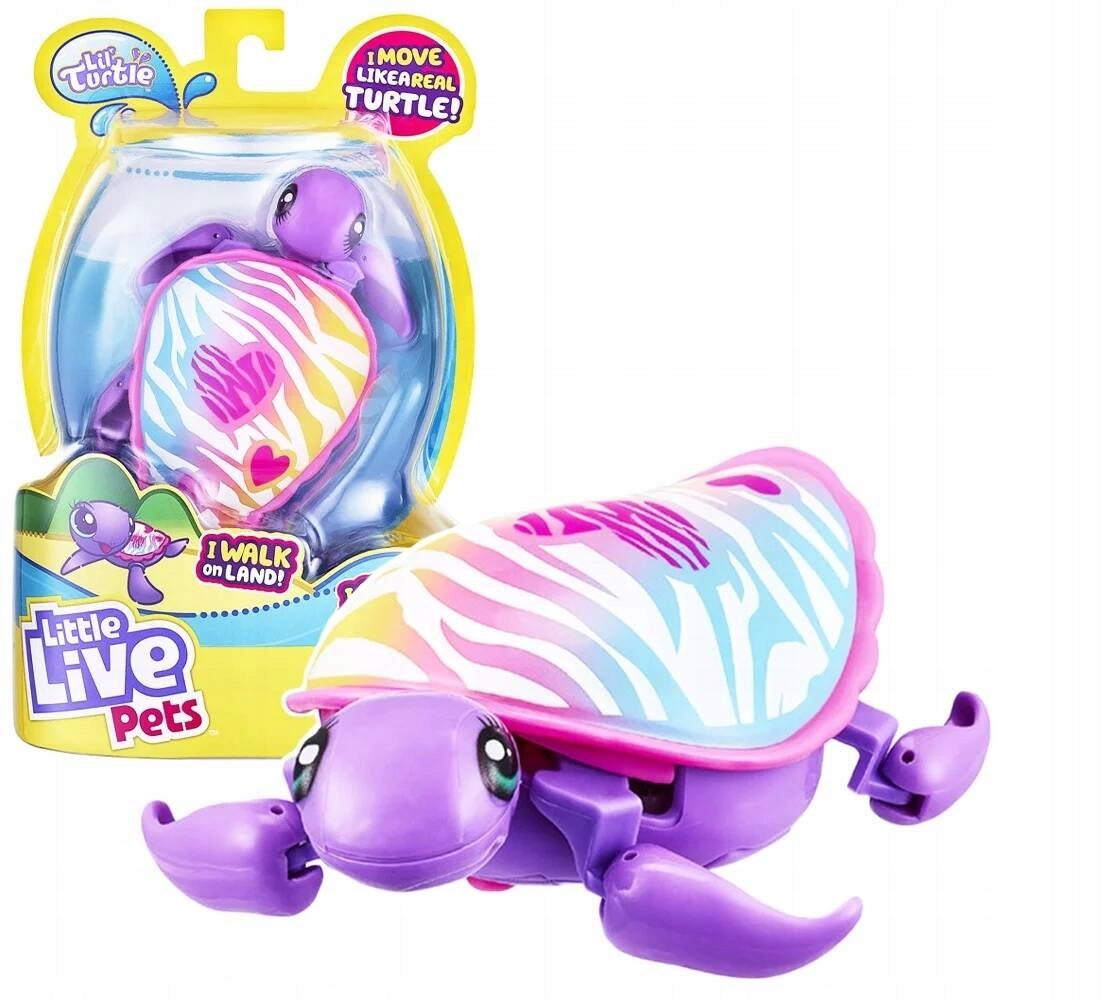INTERACTIVE TURTLE LITTLE LIVE PETS FLOATS GOES TO BATH TUB