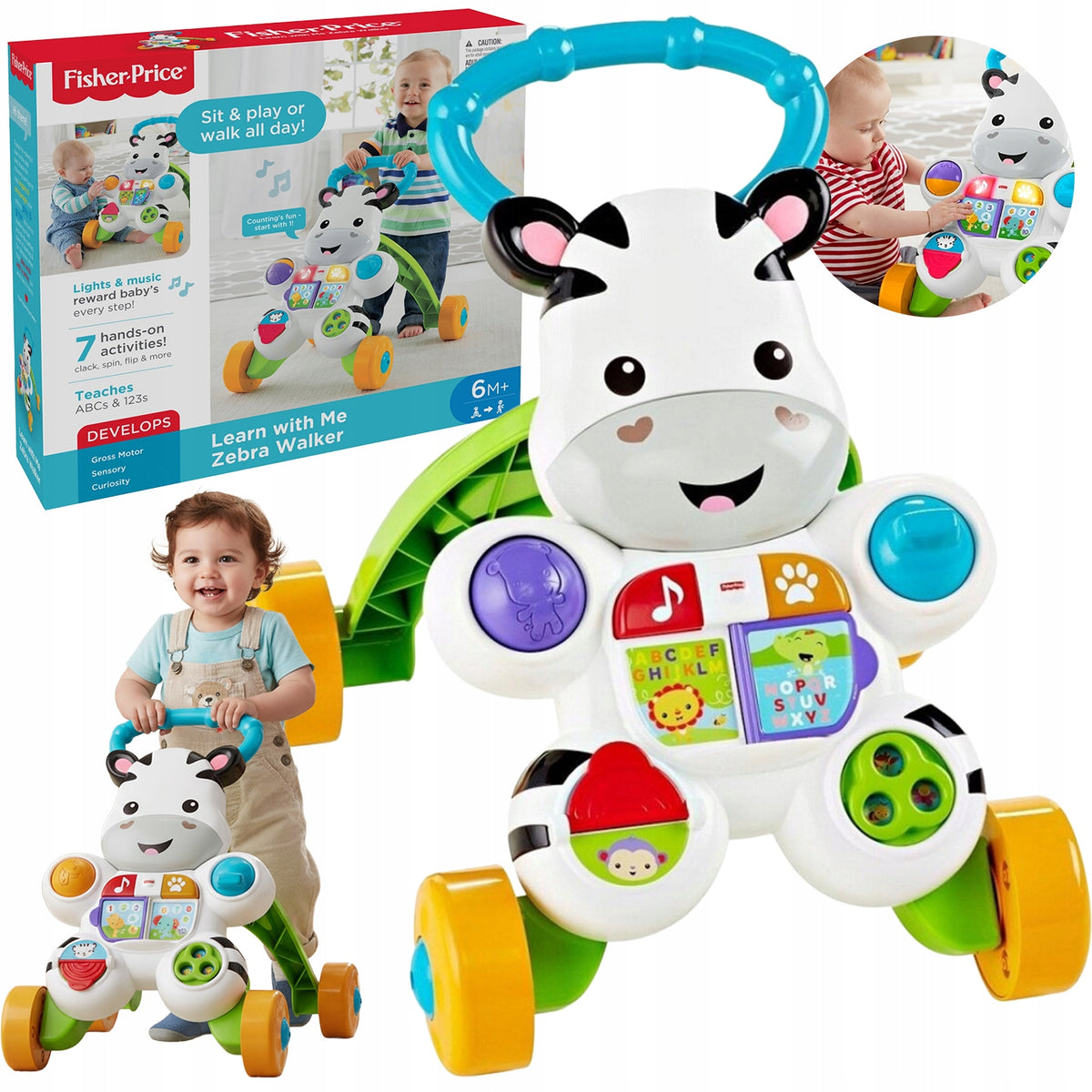 INTERACTIVE WALKER FOR LEARNING TO WALK FOR BABY PLAYS MUSIC