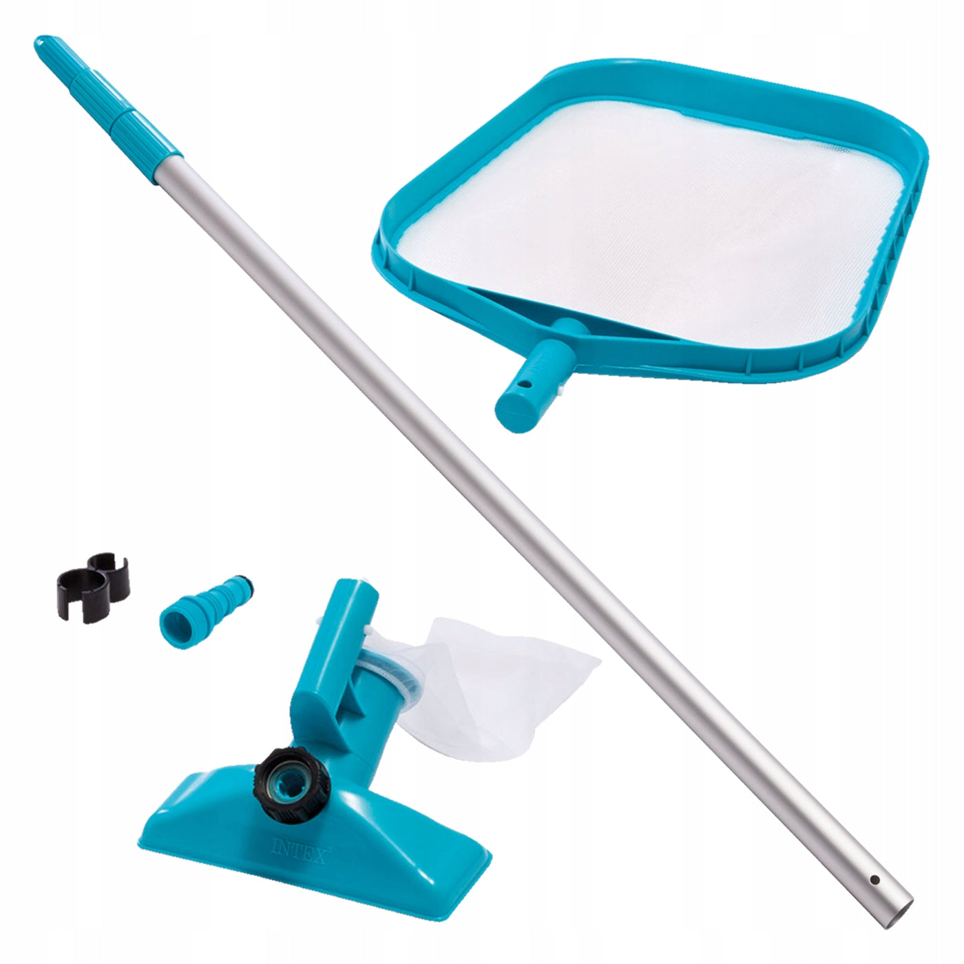 INTEX 28002 CLEANING KIT FOR BOTTOM OF POOL VACUUM CLEANER MESH STICK SET Manufacturer code #28002