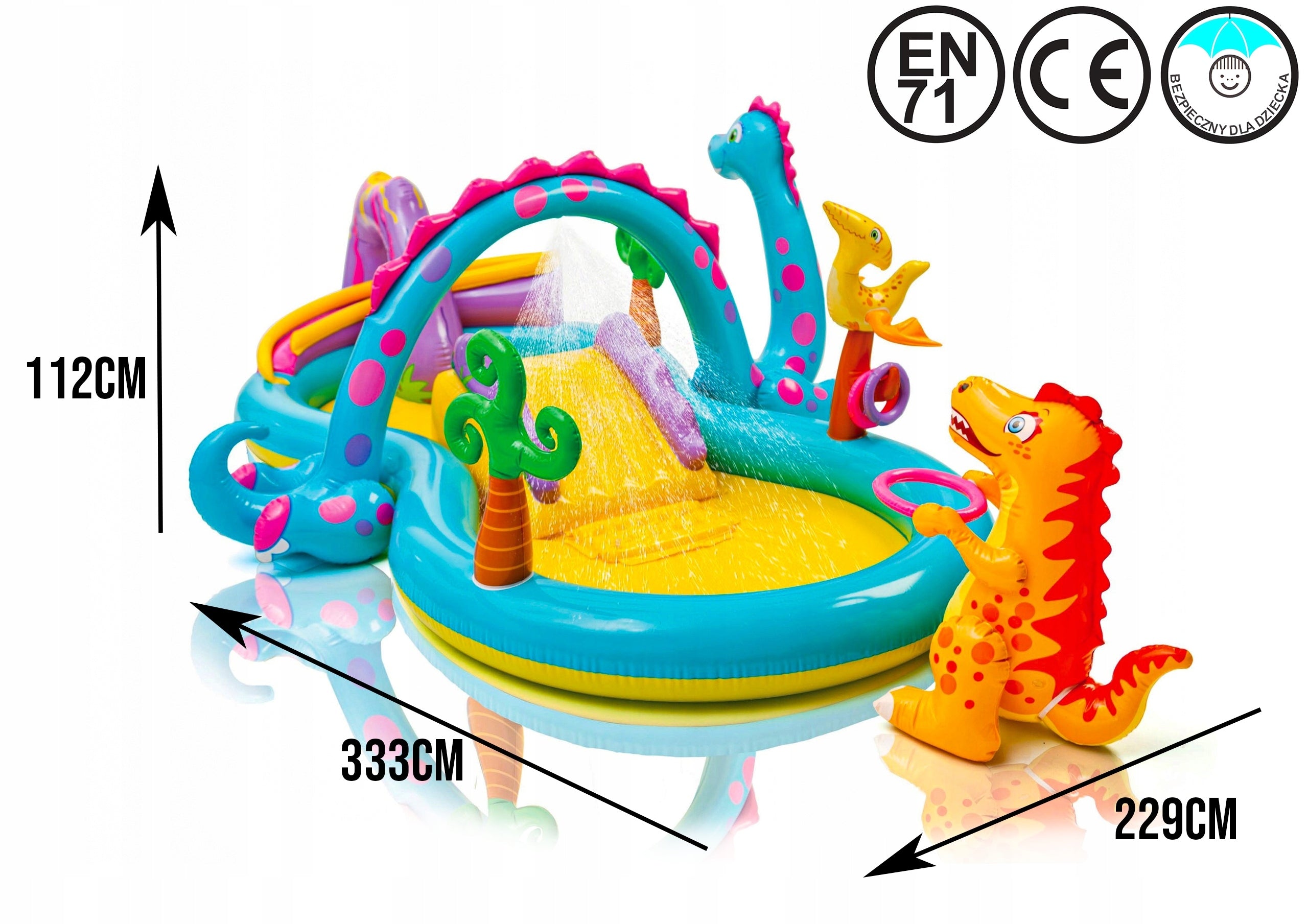 INTEX 57135 SWIMMING POOL INFLATABLE WATER PLAYGROUND FOR CHILDREN SLIDE HOLIDAY Brand Intex