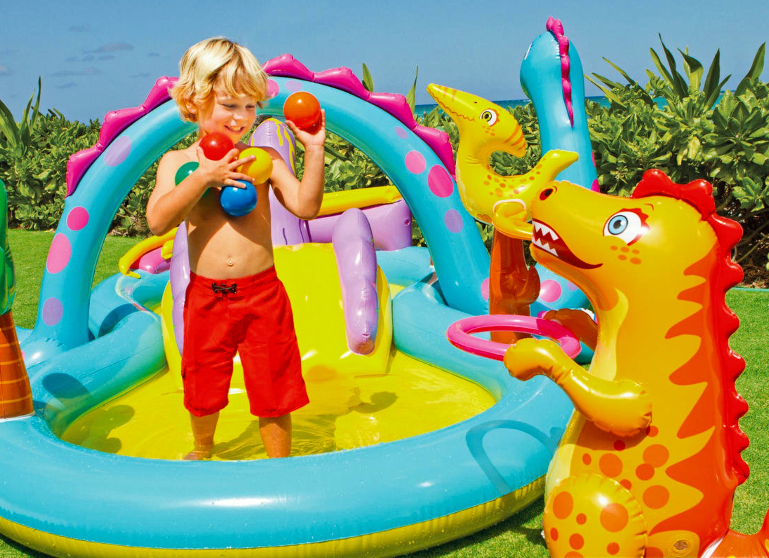 INTEX 57135 SWIMMING POOL INFLATABLE WATER PLAYGROUND FOR CHILDREN SLIDE HOLIDAY Manufacturer code Ogrodowe baseny dmuchany ze zjeżdżalnią