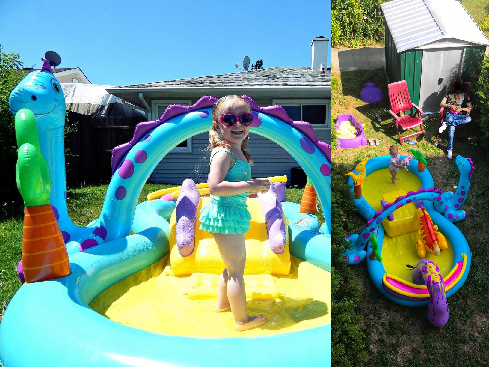 INTEX 57135 SWIMMING POOL INFLATABLE WATER PLAYGROUND FOR CHILDREN SLIDE HOLIDAY Series Baseny dla dziecka INTEX DELUXE dzięcięc