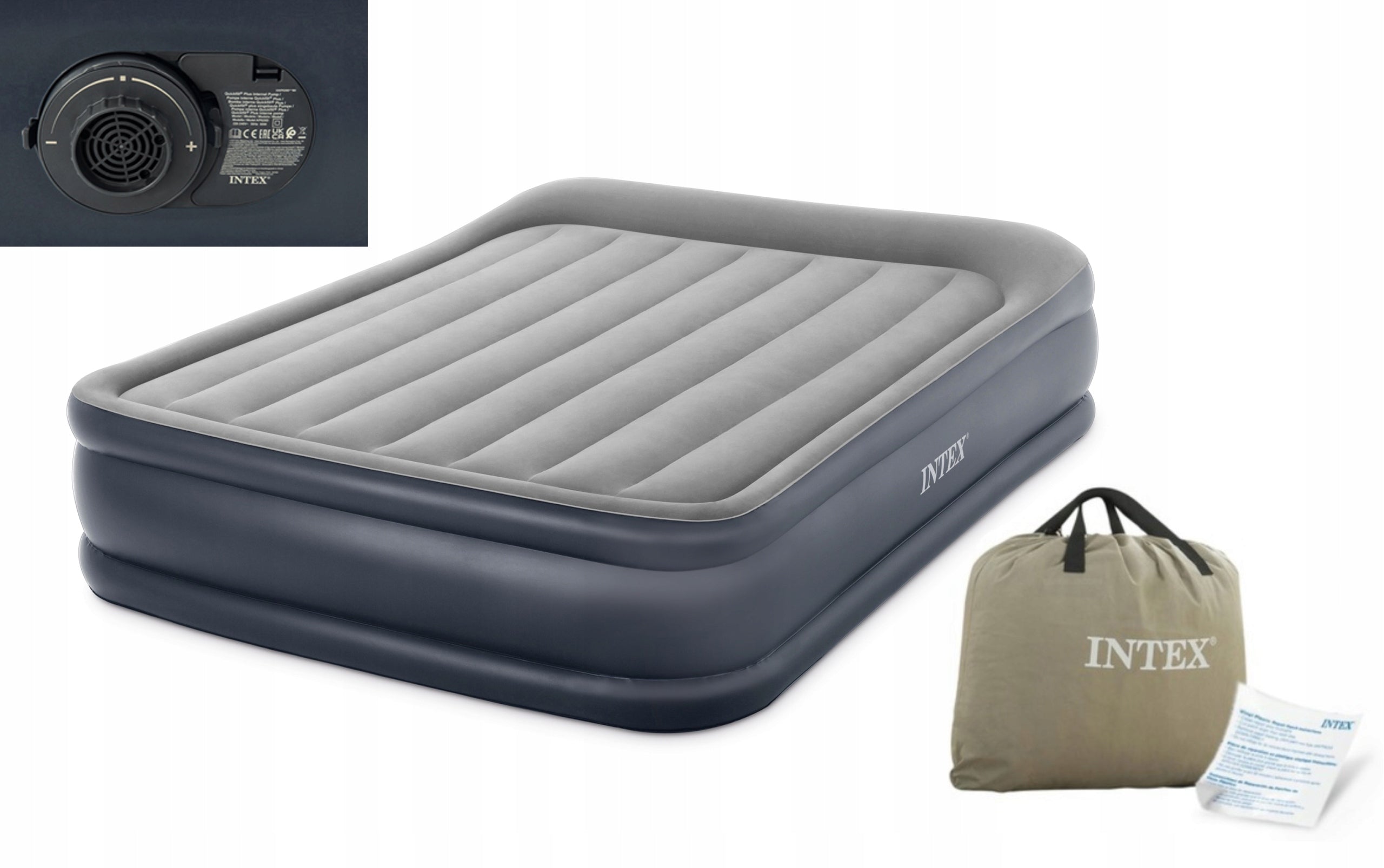 INTEX 64136ND INFLATABLE MATTRESS PUMP 152x203x42cm