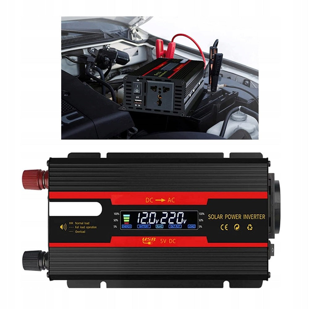 INVERTER 2000W INVERTER DC 12V 24V TO AC 220V SMART LCD SCREEN Packaging status original