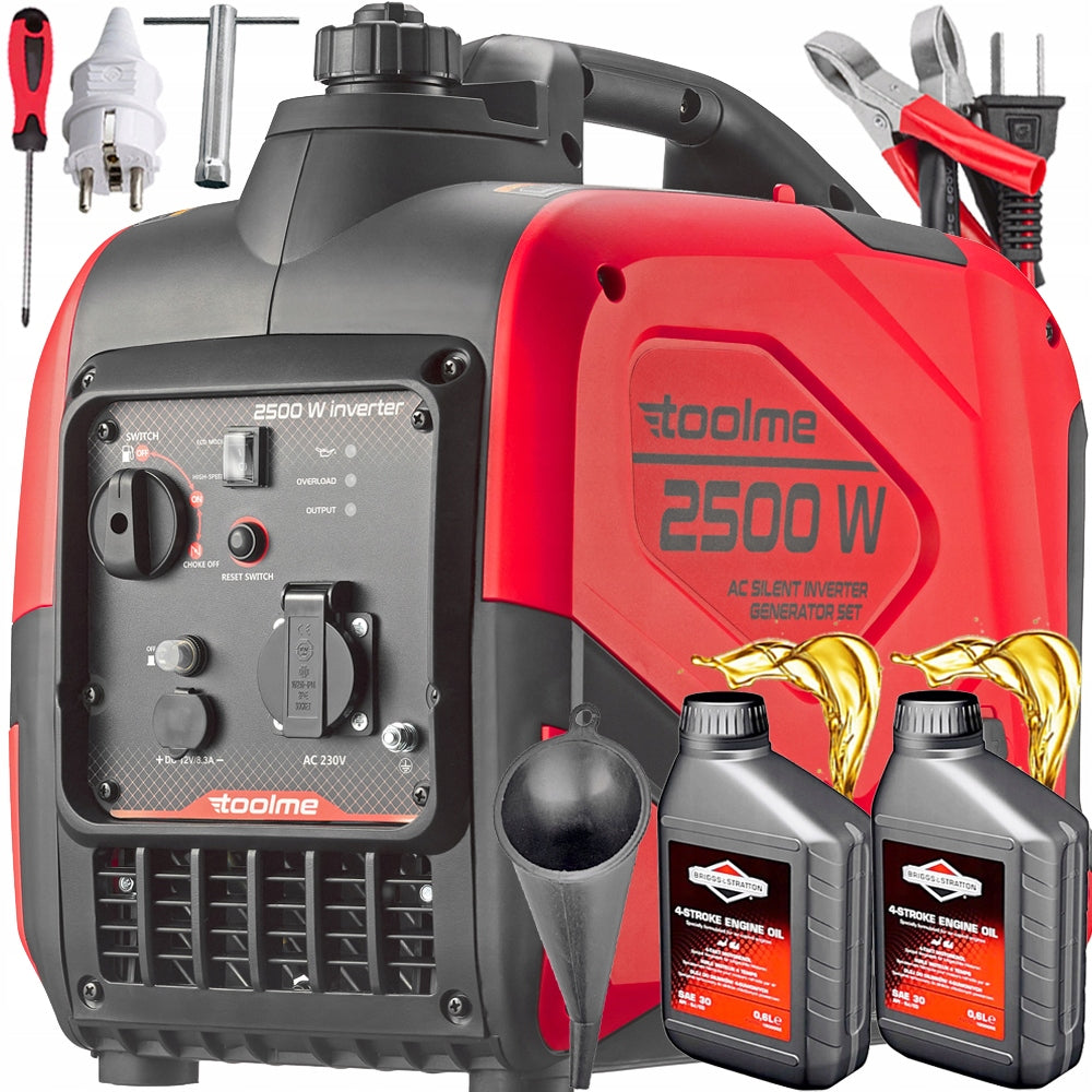 INVERTER 2500W GENERATOR SET AVR+2x BRIGGS Toolme TM600