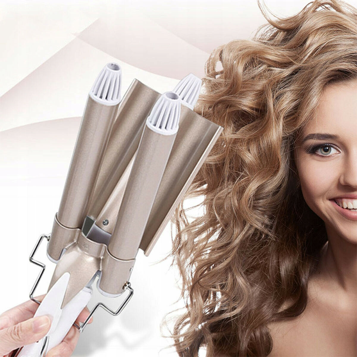 INVERTER CURLING IRON PRO HAIR CRIMPER WITH PREMIUM CERAMIC IONIZATION