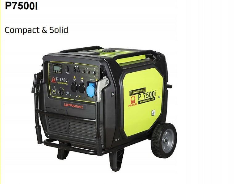 INVERTER GENERATOR SET AVR P7500i 230V PF752SXB000 PRAMAC POWER 7KW