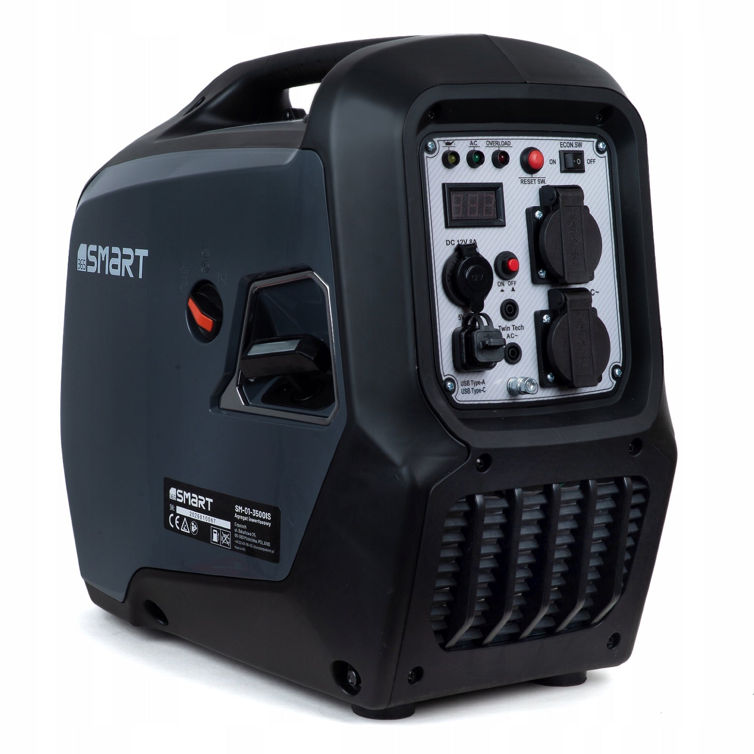 INVERTER GENERATOR SET QUIET 3500W 5,3KM ECO USB 12V 01-3500IS