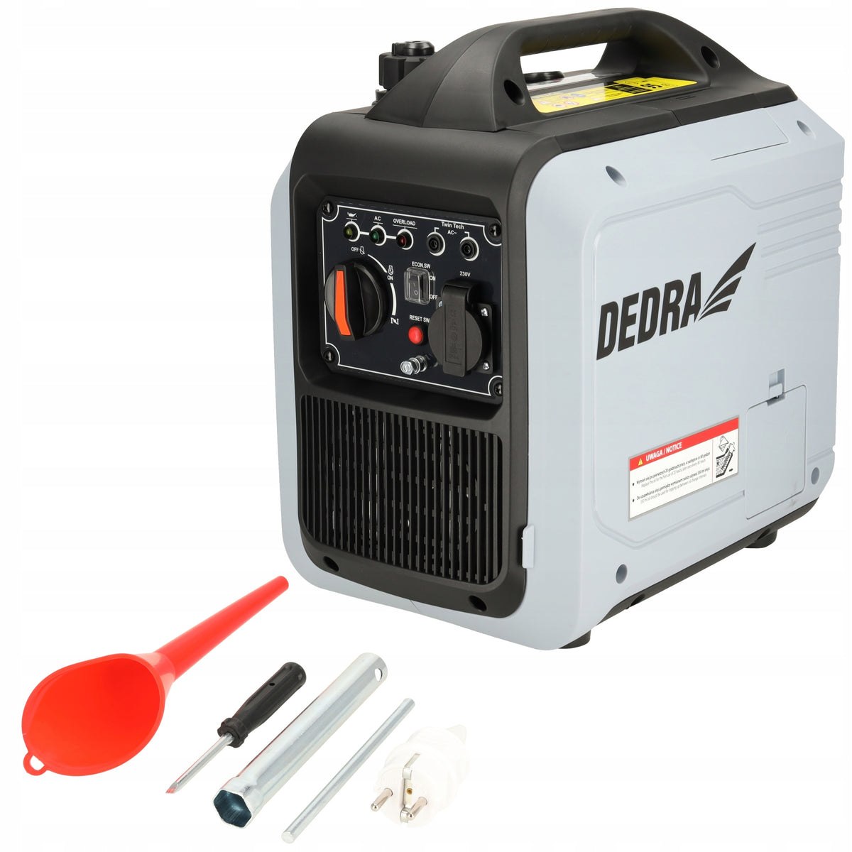 INVERTER GENERATOR SET SILENT CURRENT GENERATOR 2KW 79CM3 DEDRA Brand Dedra