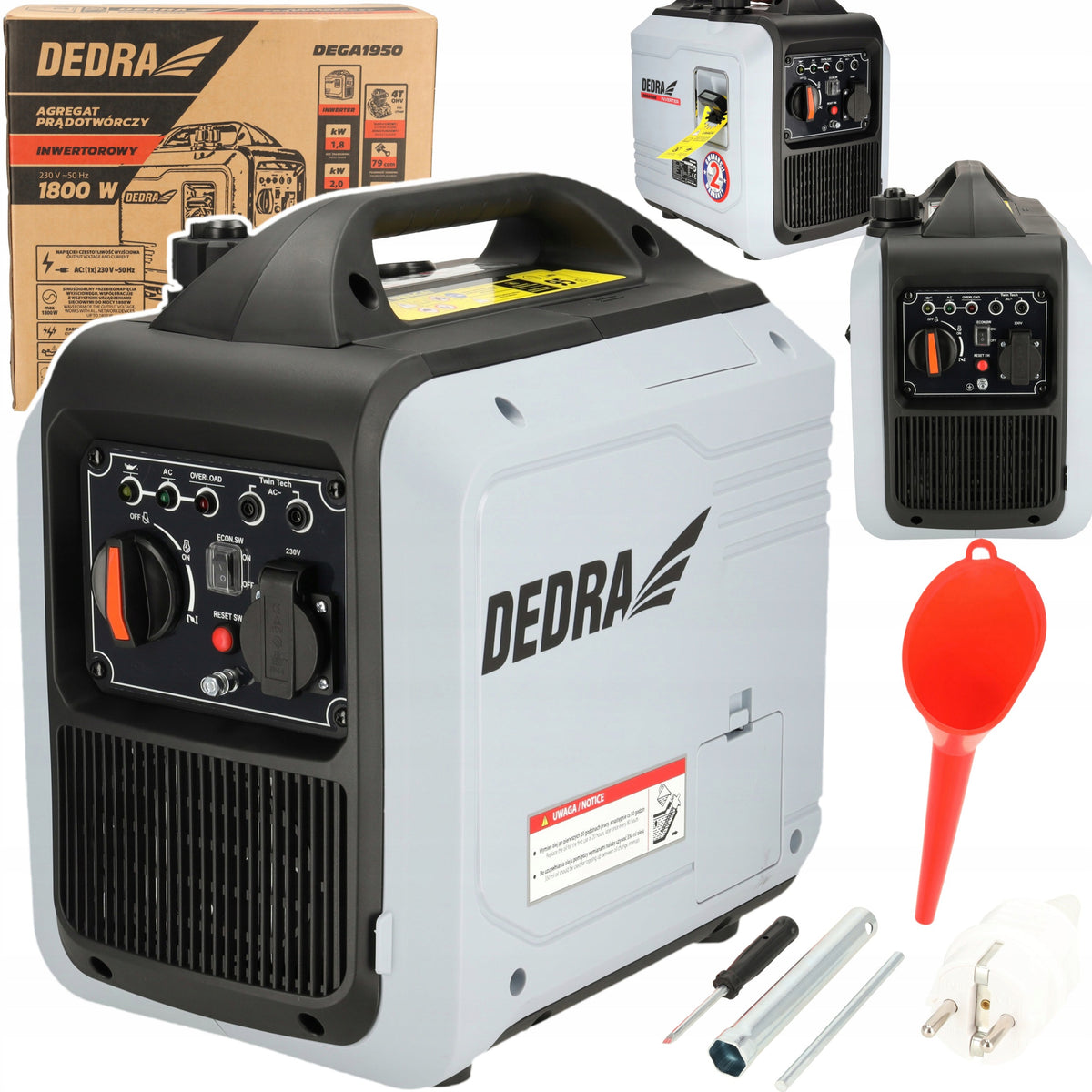 INVERTER GENERATOR SET SILENT CURRENT GENERATOR 2KW 79CM3 DEDRA