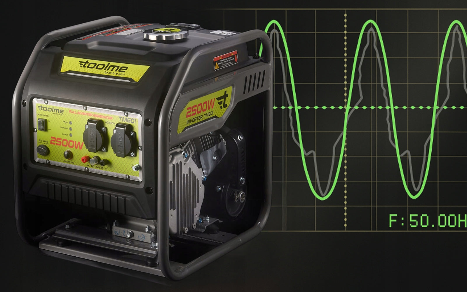 INVERTER GENERATOR silent sine 2500W Packaging status original