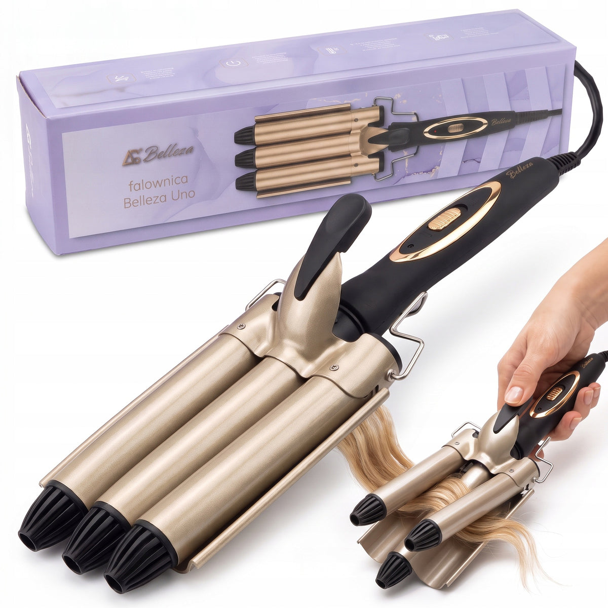 INVERTER HAIR CRIMPING MACHINE CERAMIC 2LEVELS 150W FAST HEATING