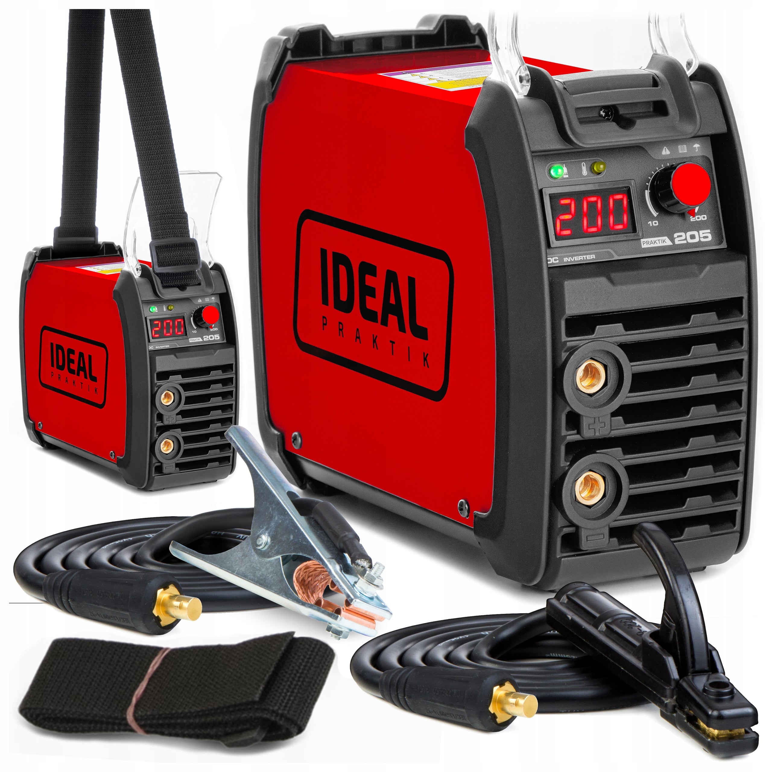 INVERTER WELDING MACHINE IDEAL PRAKTIK 205D DIGITAL MMA TIG DC 230V 200A IGBT