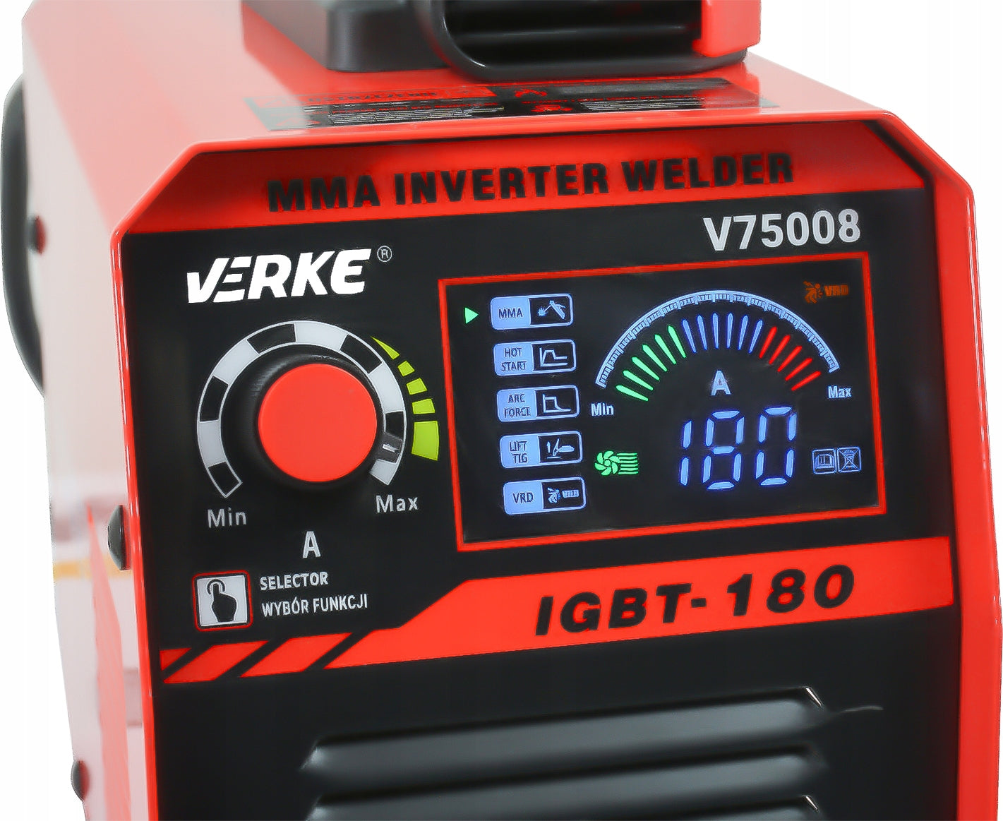 INVERTER WELDING MACHINE INVERTER 180A LCD MMA IGBT MASK BRUSH SET Welding methods MMA