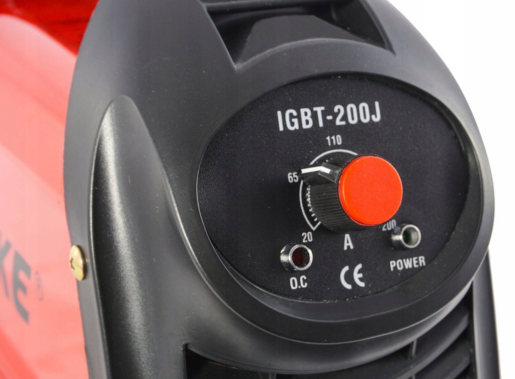 INVERTER WELDING MACHINE INVERTER 200A LCD MMA IGBT MASK BRUSH SET Power consumption 7.1 kVA