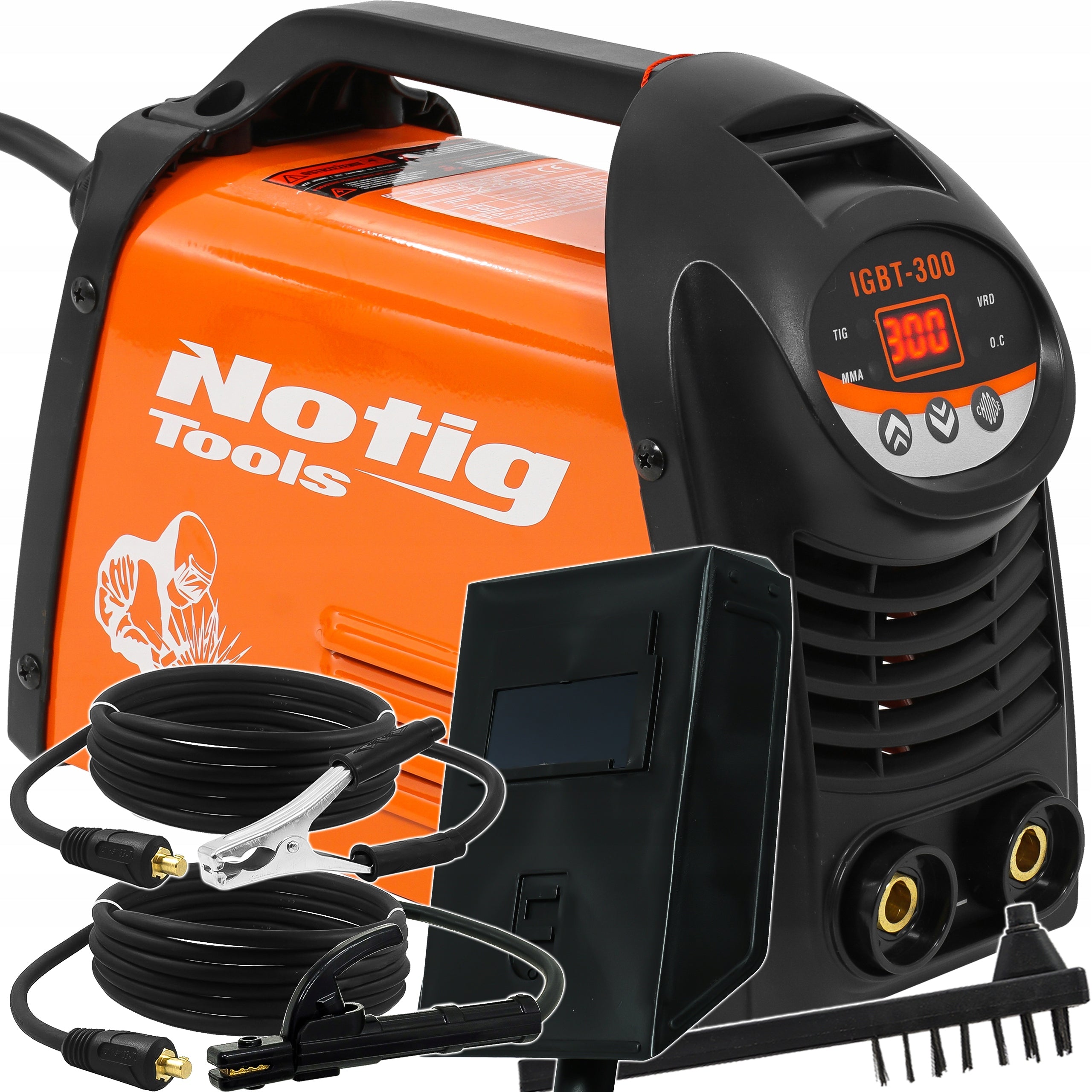INVERTER WELDING MACHINE INVERTER 300A LCD MMA IGBT MASK BRUSH SET