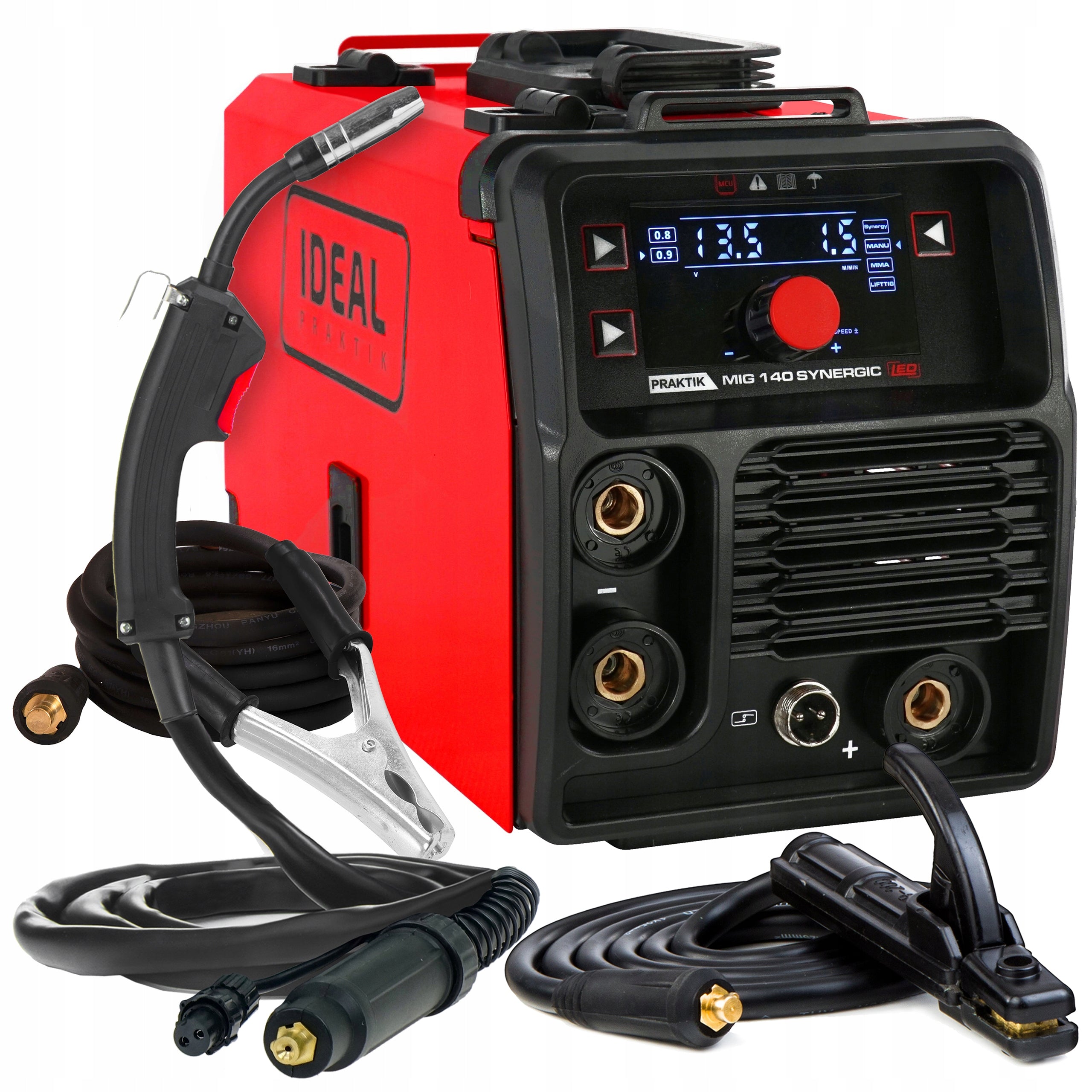 INVERTER WELDING MACHINE INVERTER IDEAL PRAKTIK MIG 140 SYNERGY FLUX MMA TIG