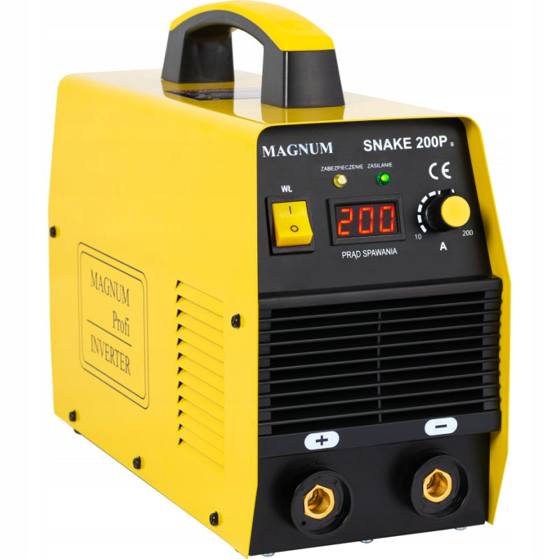 INVERTER WELDING MACHINE MAGNUM SNAKE 200A DISPLAY Packaging status original
