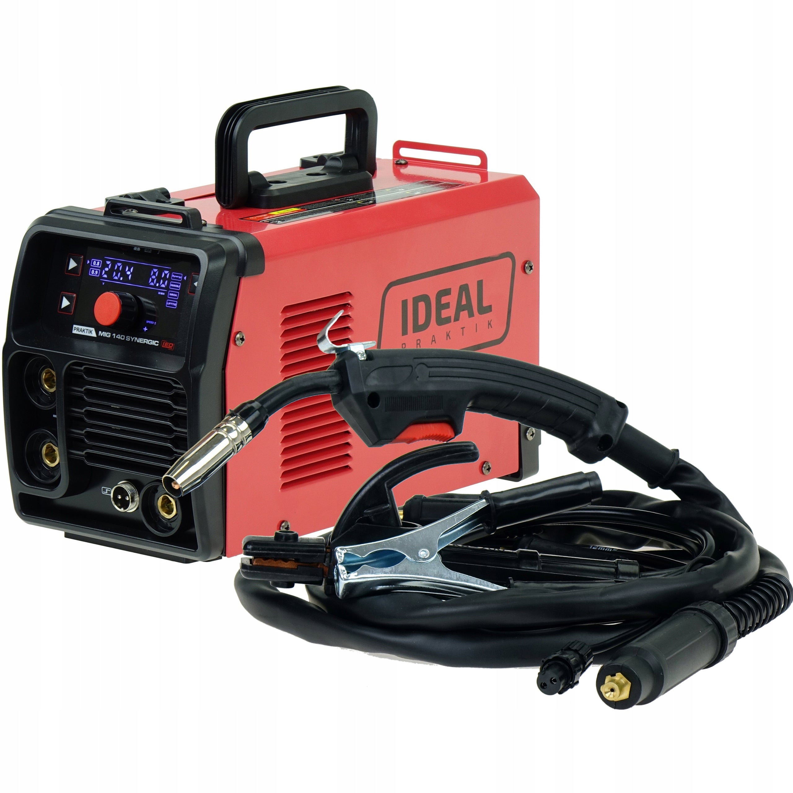 INVERTER WELDING MACHINE MIGOMAT SEMI-AUTOMATIC IDEAL PRAKTIK MIG 140 SYNERGIC LED