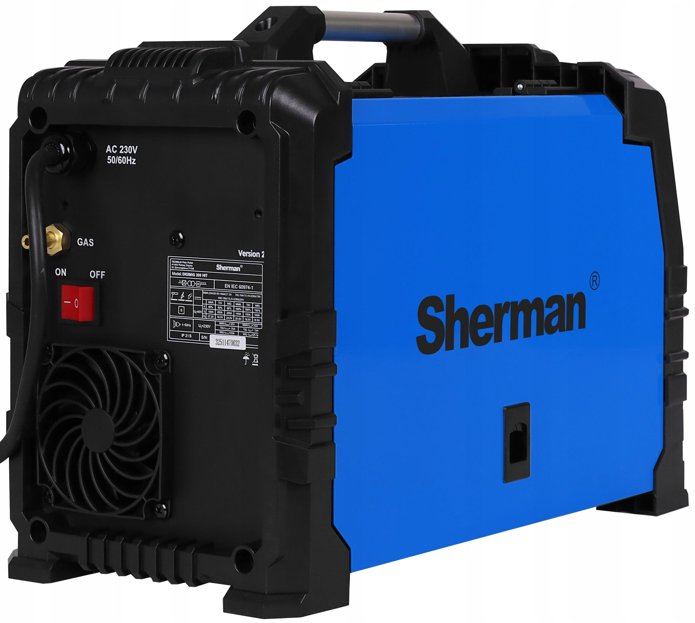 INVERTER WELDING MACHINE MIGOMAT SHERMAN DIGIMIG 200 HIT SYNERGY 230V 200A Brand no brand