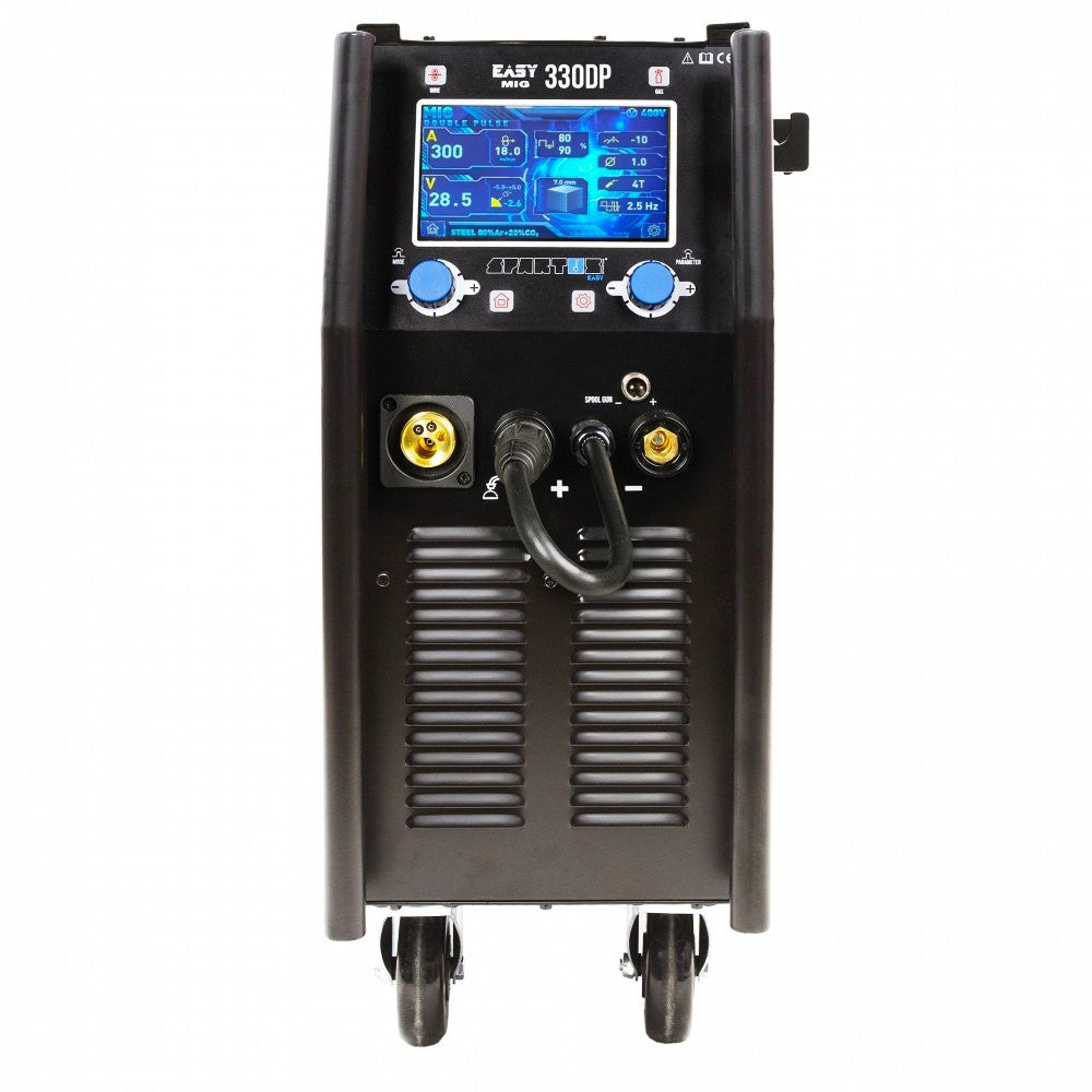 INVERTER WELDING MACHINE MIGOMAT SPARTUS EASY MIG 330DP MIG 300A 400V SYNERGY Brand Spartus
