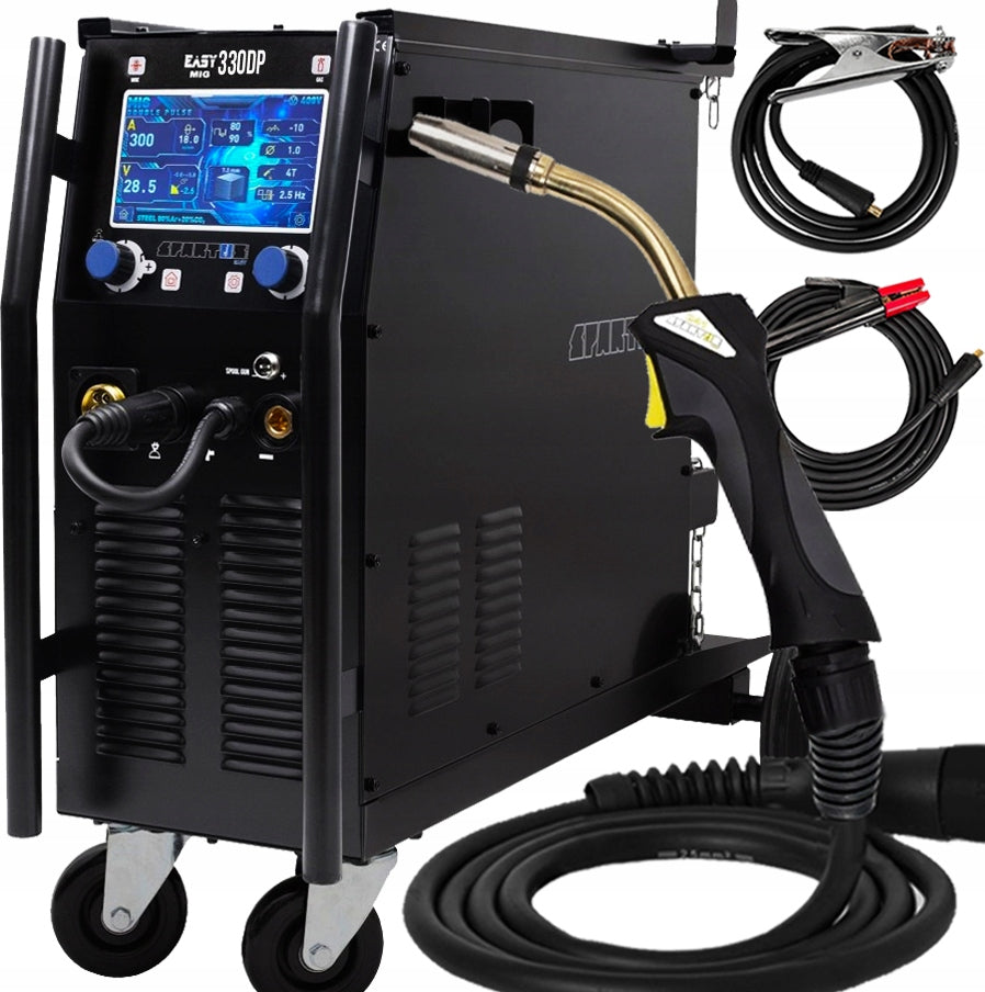 INVERTER WELDING MACHINE MIGOMAT SPARTUS EASY MIG 330DP MIG 300A 400V SYNERGY