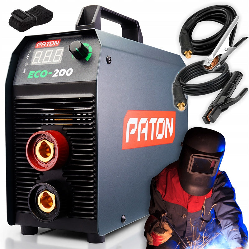 INVERTER WELDING MACHINE PATON ECO 200 A MMA TIG LIFT ELECTRODE ARC