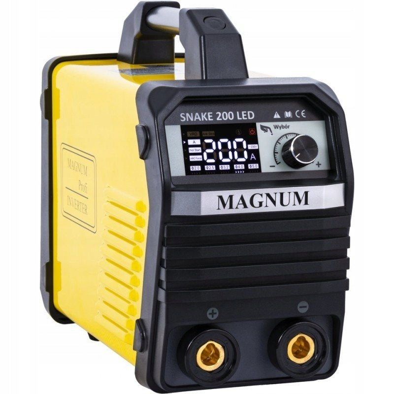 INVERTER WELDING MACHINE SNAKE 200LED 230V MAGNUM Packaging status original