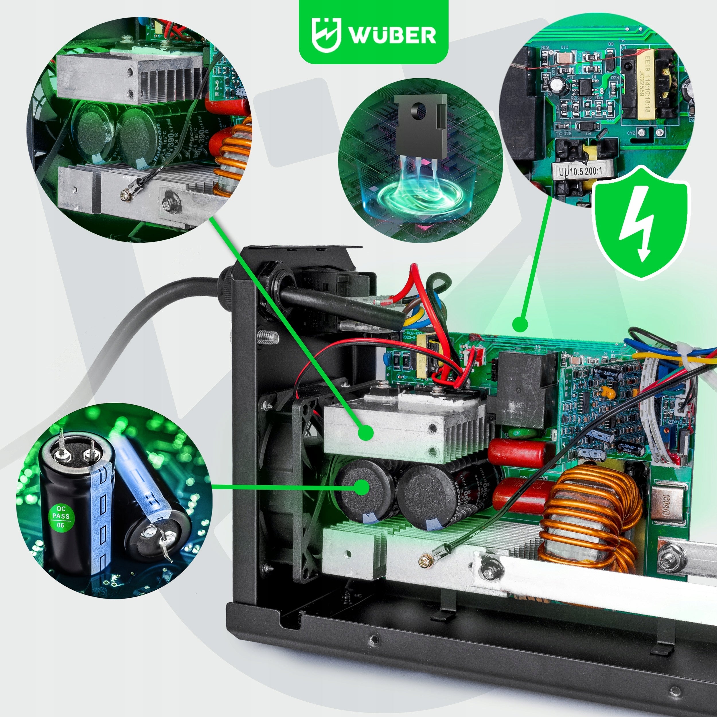 INVERTER WELDING MACHINE STRONG IGBT MMA HOT START ANTI STICK 315A EAN (GTIN) 5905873300675