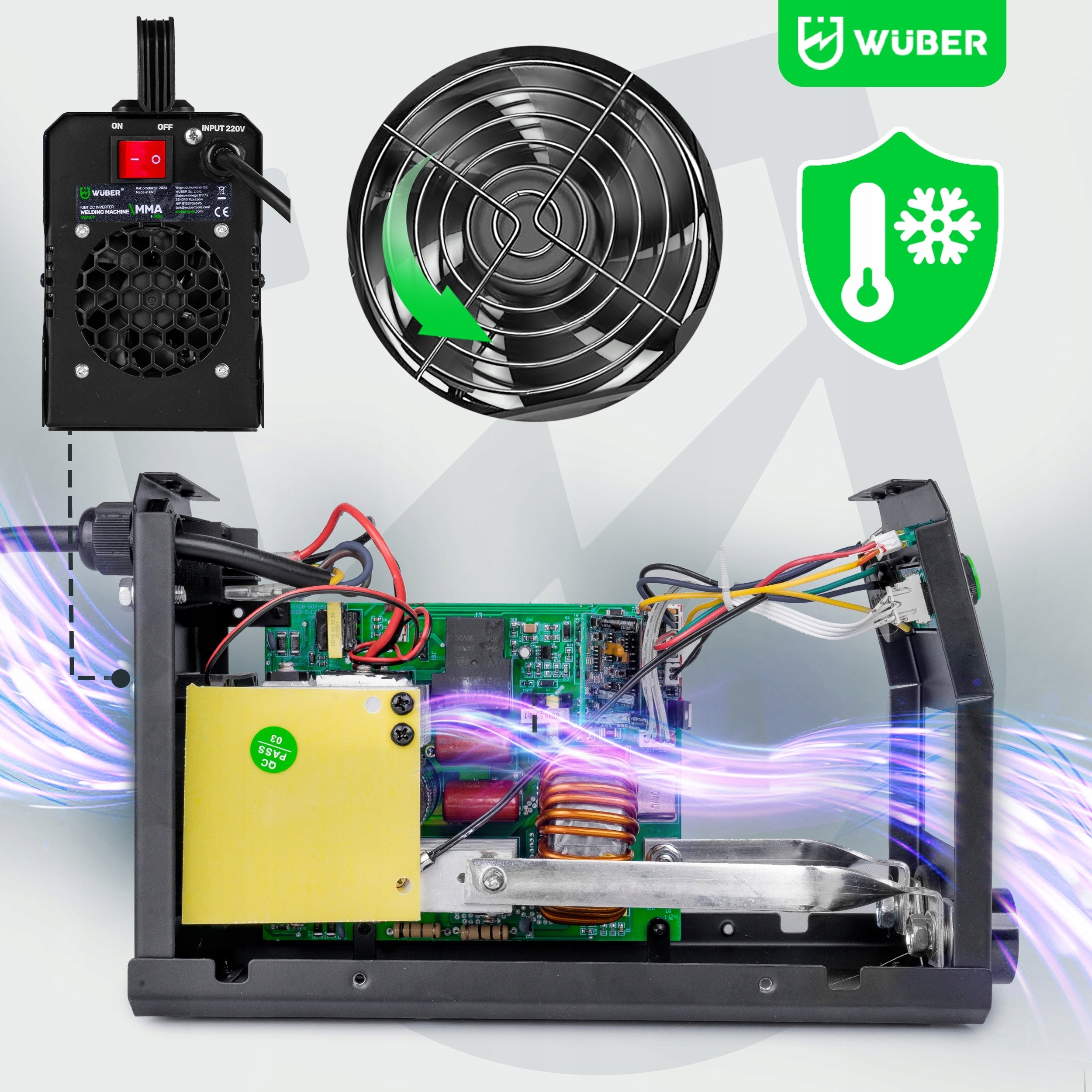 INVERTER WELDING MACHINE STRONG IGBT MMA HOT START ANTI STICK 315A Model W18001