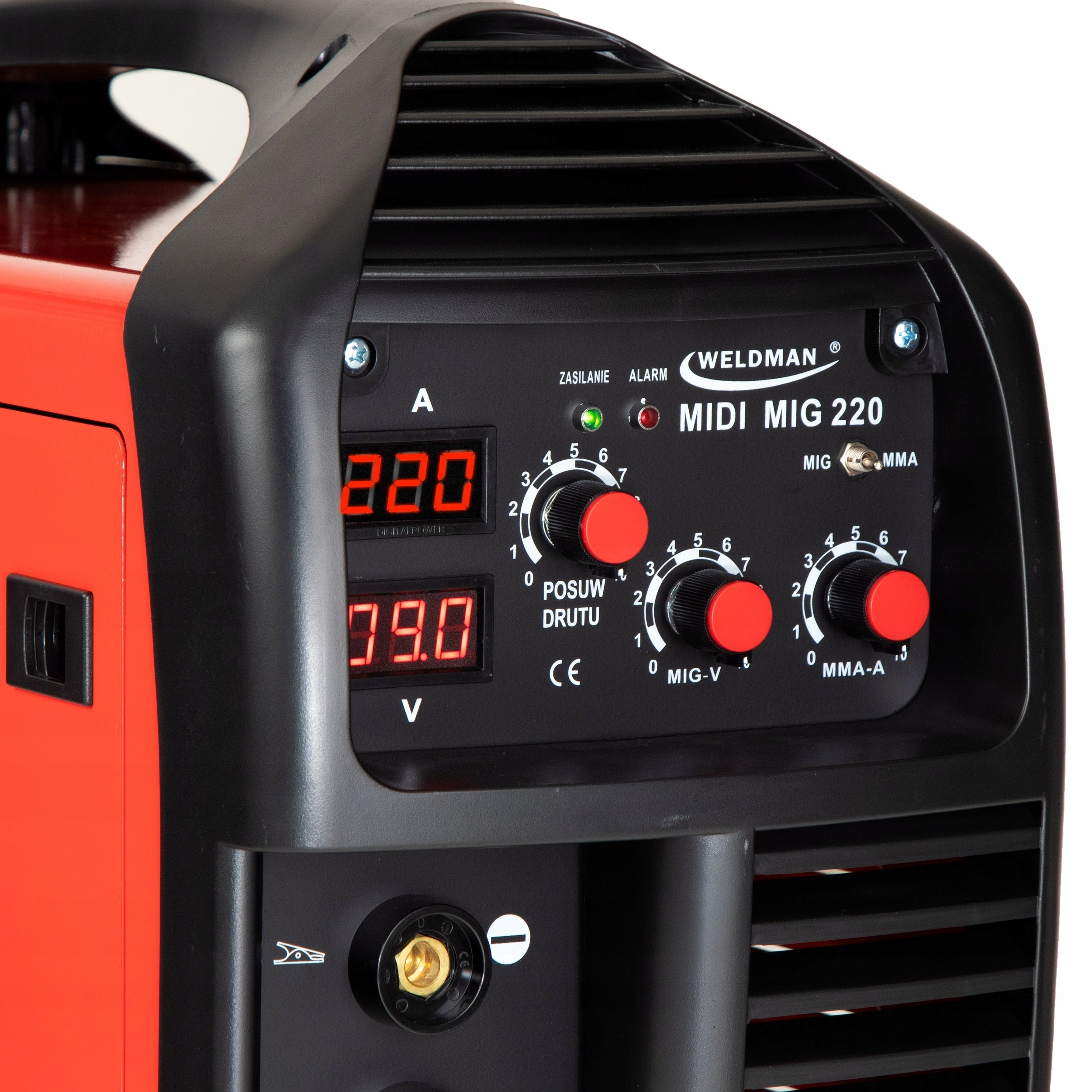 INVERTER WELDING MACHINE WELDMAN MIDI MIG 200 MMA 230V 220A IGBT ALUMINIUM FLUX Brand Weldman