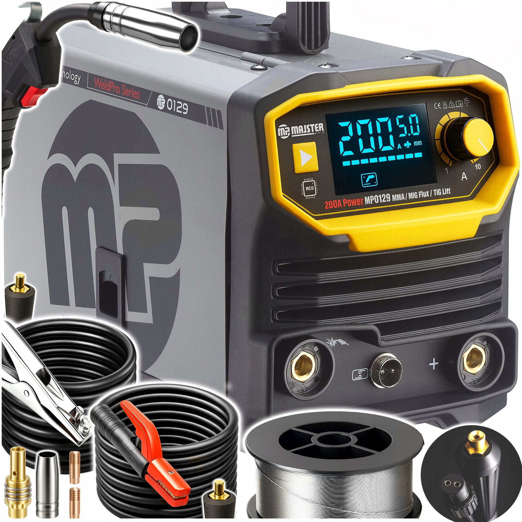 INVERTER Welder IGBT MIG MAG FLUX MMA migomat MP0129