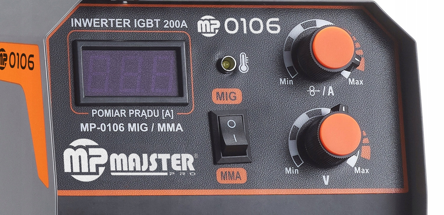INVERTER Welder IGBT MIG MAG FLUX MMA migomat mp0106 PRO Packaging status original
