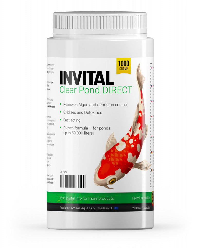 INVITAL Clear Pond Direct 1 kg eliminates filamentous algae