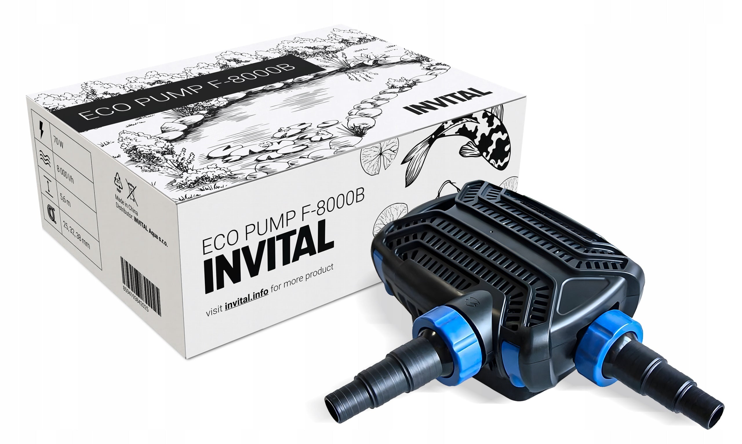 INVITAL ECO Pump F-8000 8000 L/h 5.6m