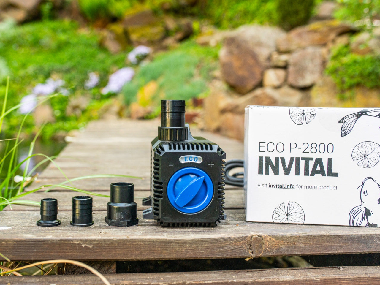 INVITAL ECO pump P-4800 4500 l/h 4m ceramic rotor, high water column Manufacturer INVITAL