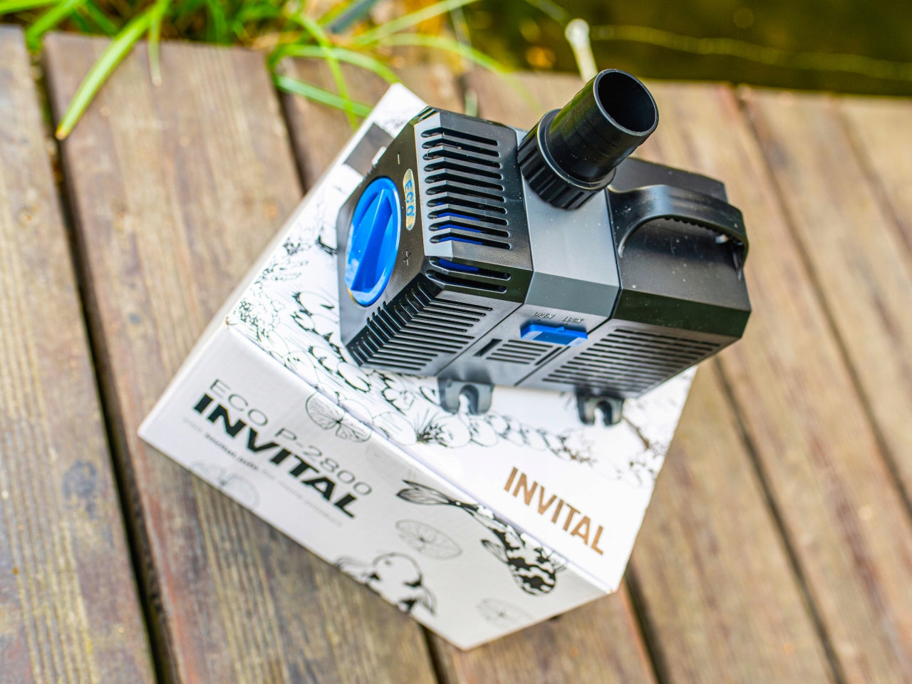 INVITAL ECO pump P-4800 4500 l/h 4m ceramic rotor, high water column Manufacturer code Z01272