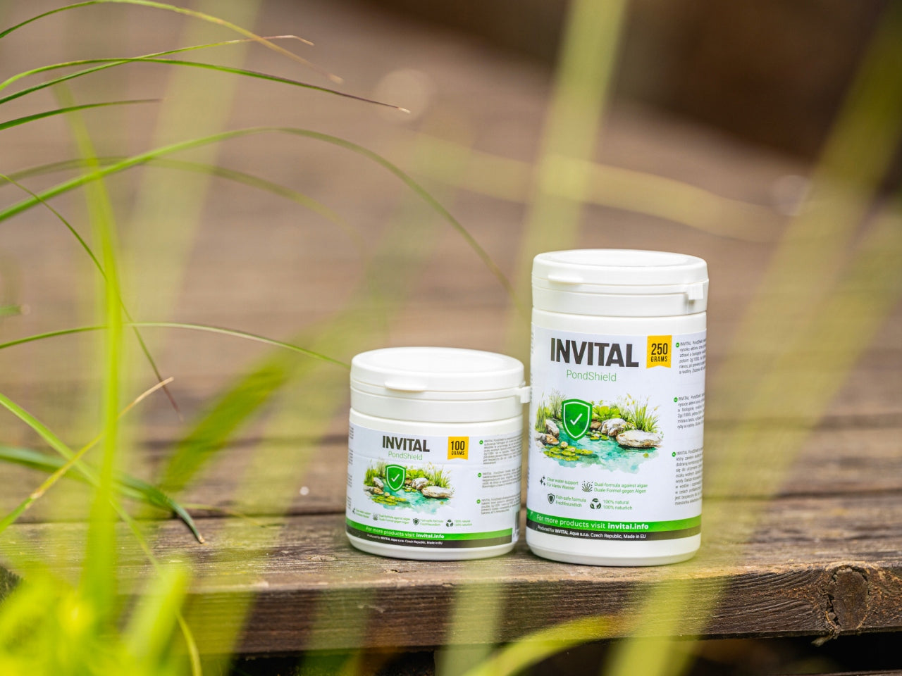 INVITAL PondShield 100g per pond without algae, removes algae clean water EKO Brand Invital