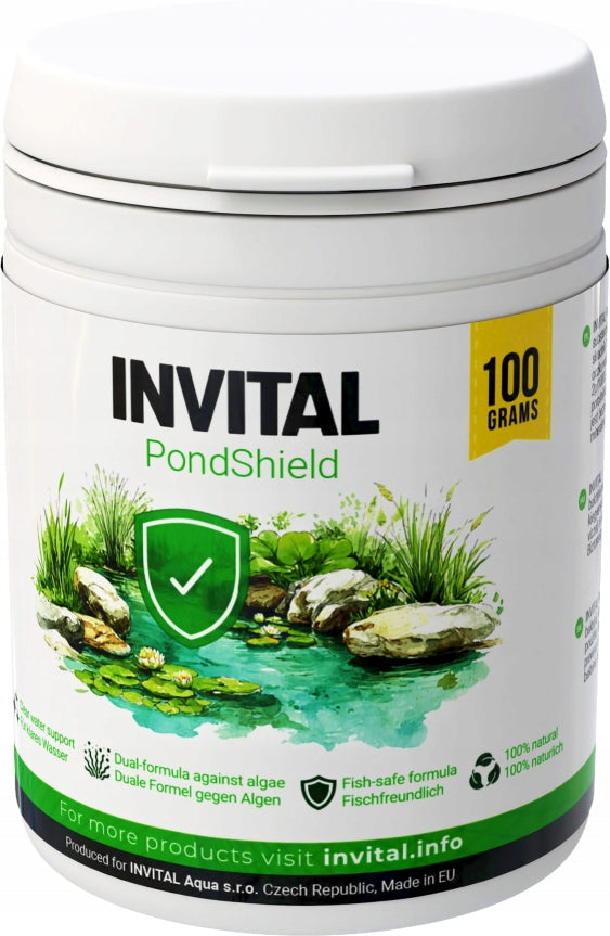 INVITAL PondShield 100g per pond without algae, removes algae clean water EKO