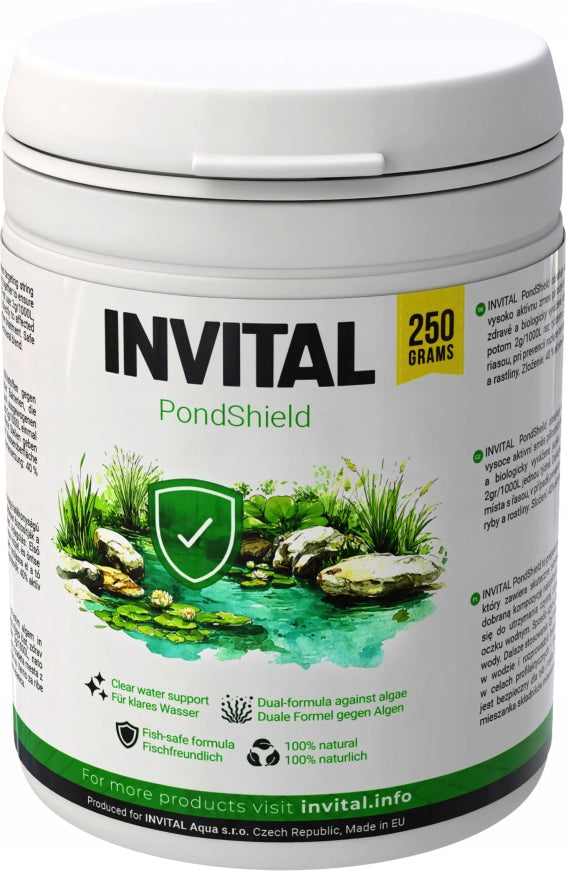 INVITAL PondShield 250 g per pond without algae, removes algae pure water EKO