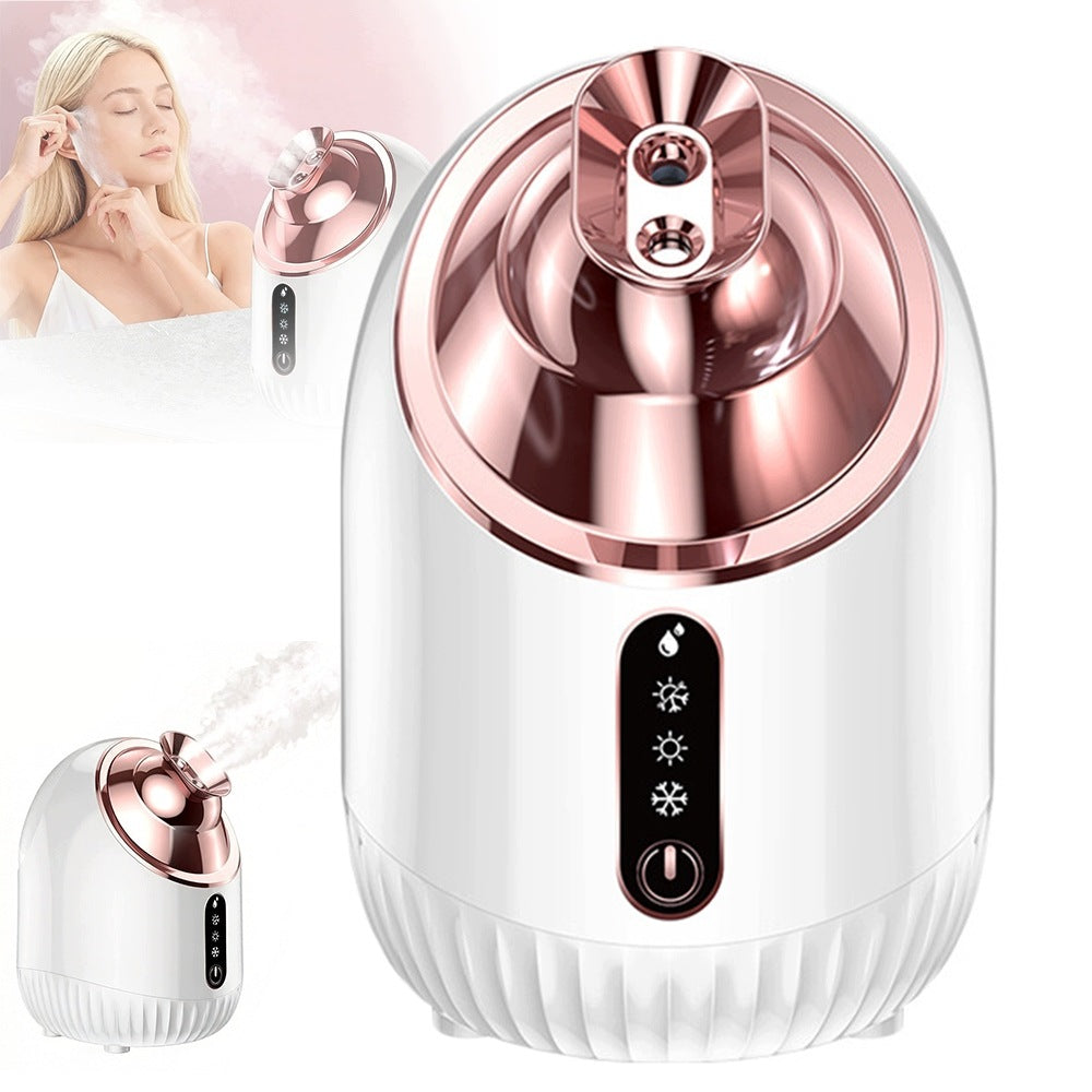 ION FACE HUMIDIFIER 240ML HOT COLD MIST STEAM SAUNA SPA 4IN1