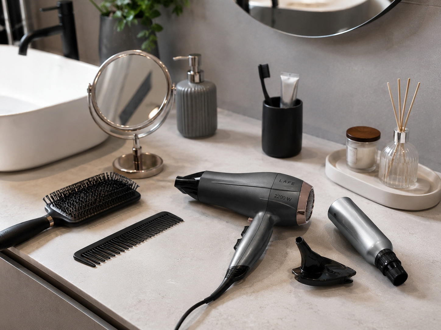 IONIZED HAIR DRYER STRONG DIFFUSER DRYER 2200W ADJUSTABLE Manufacturer code SUSZHAUS