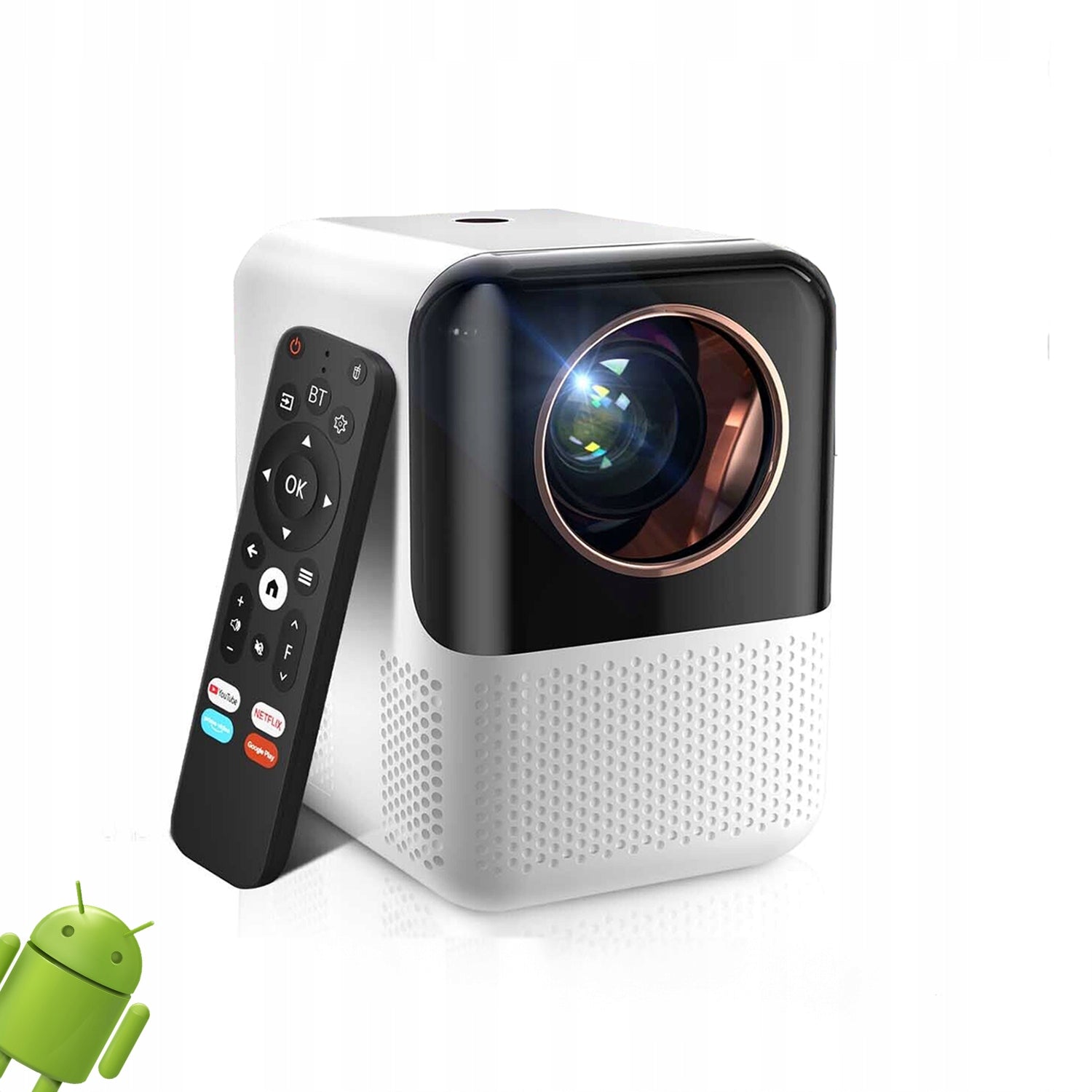 IOTA Projector, Android TV 10, FHD 1080P, 5G WiFi, 5000 Lumens,Bluetooth 5.0