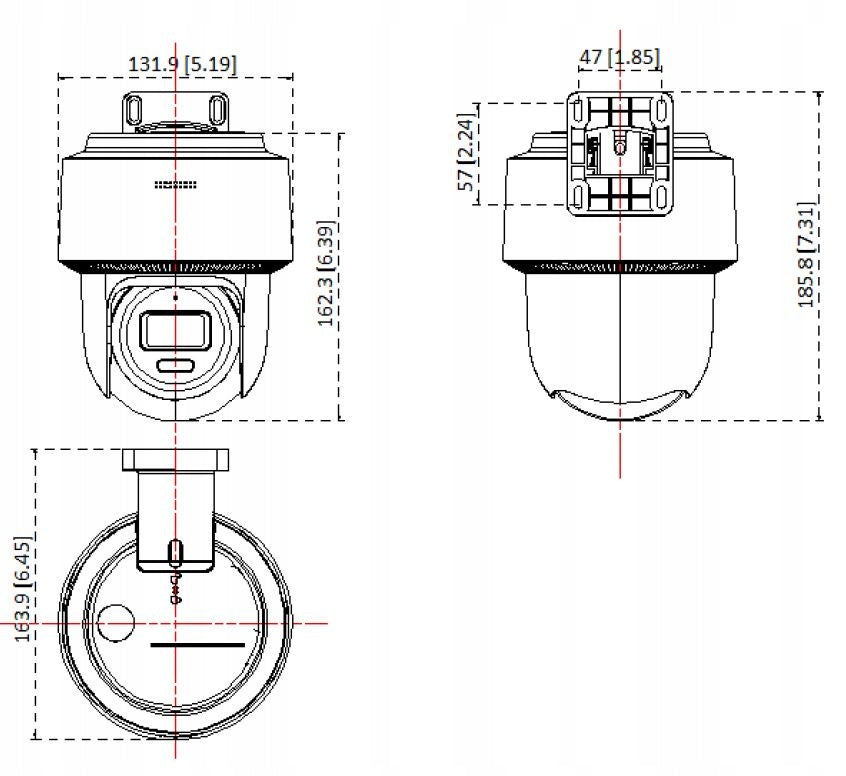 IP 4MP 2K+ OUTDOOR POE HILOOK BY HIKVISION FULL COLOR CAMERA Model IP-PTZ-N4MP (2C400MW)
